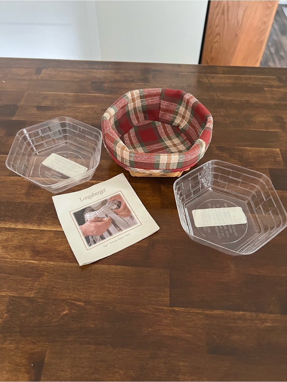 Longaberger Sage Booking Basket